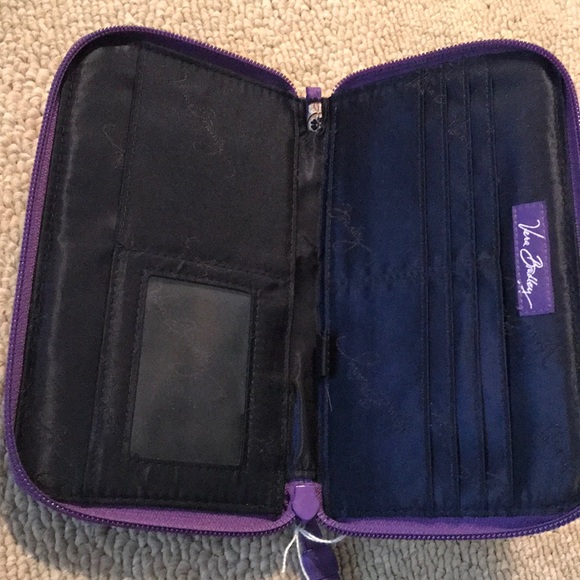 Vera Bradley Zip Around Wallet in Simply Violet - Picture 2 of 2